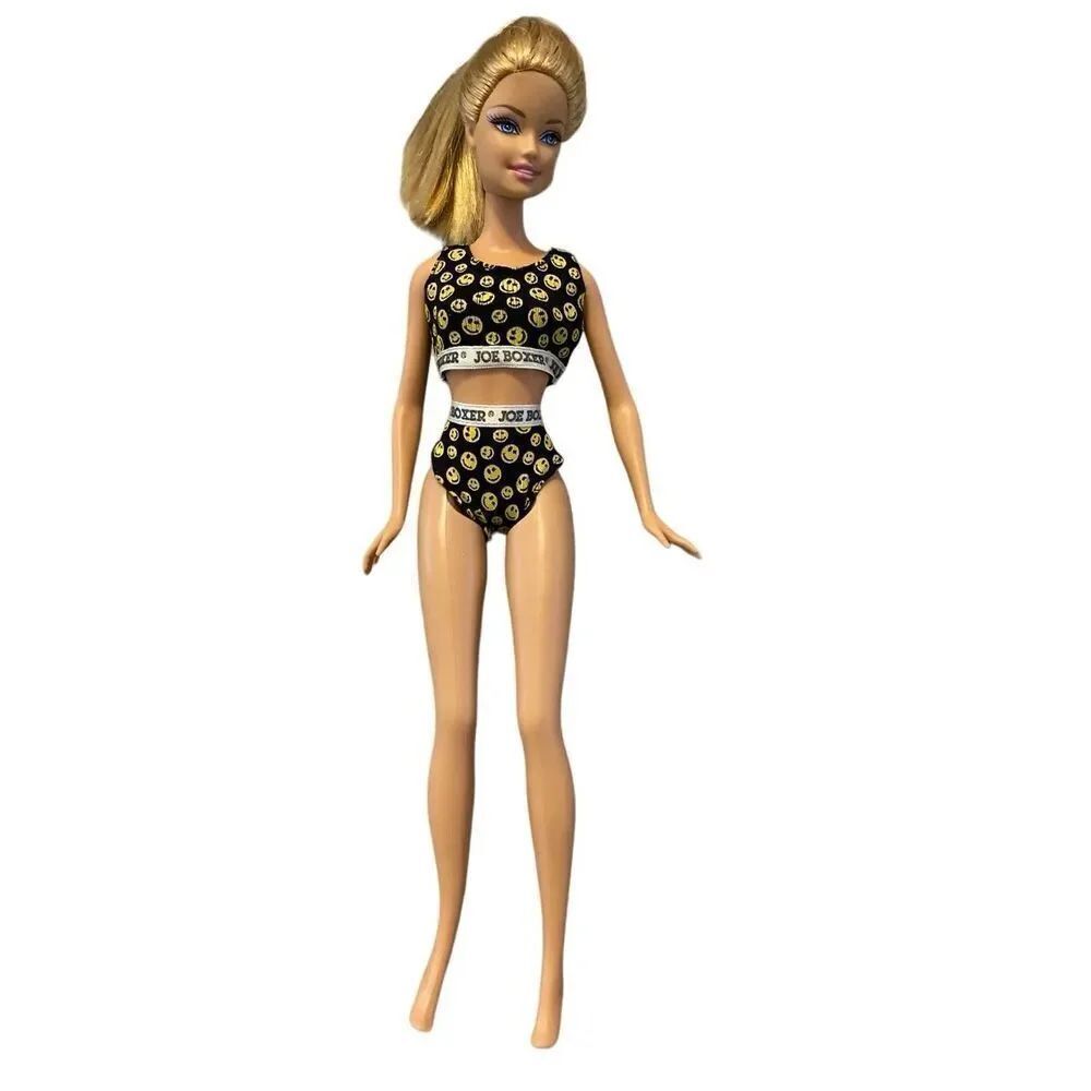 Vintage Barbie Joe Boxer Pajamas Doll Blonde Toy Kids Girls Classic